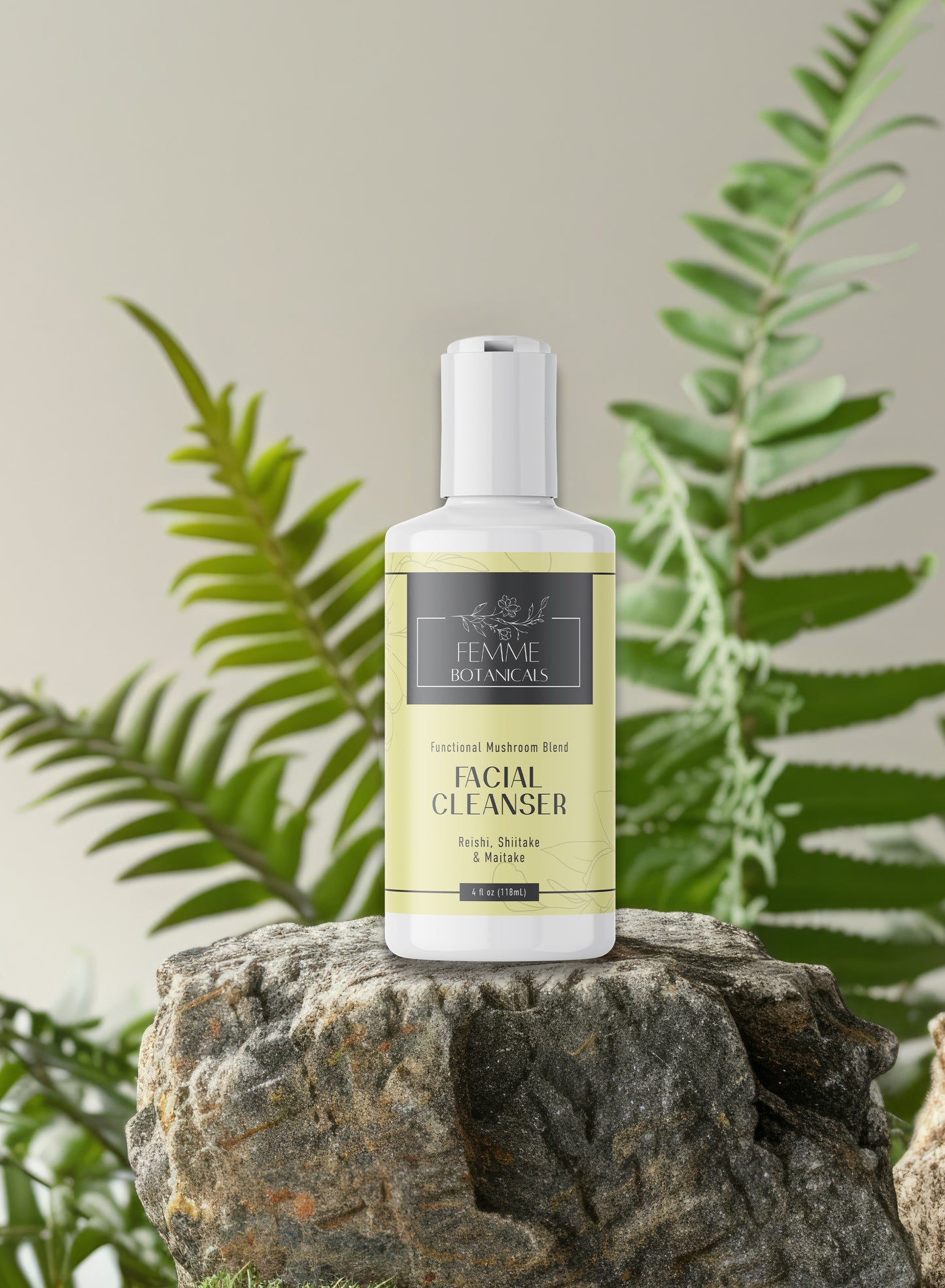 Facial Cleanser with Mushrooms