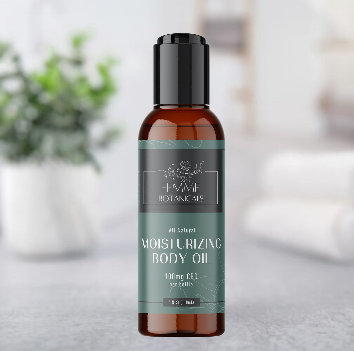 Moisturizing Body Oil with CBD