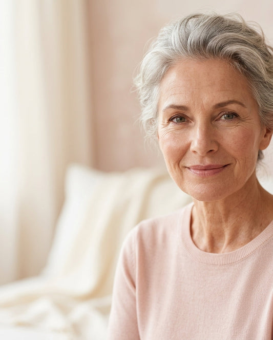 A woman in her sixties — Best Skincare for Women Over 60
