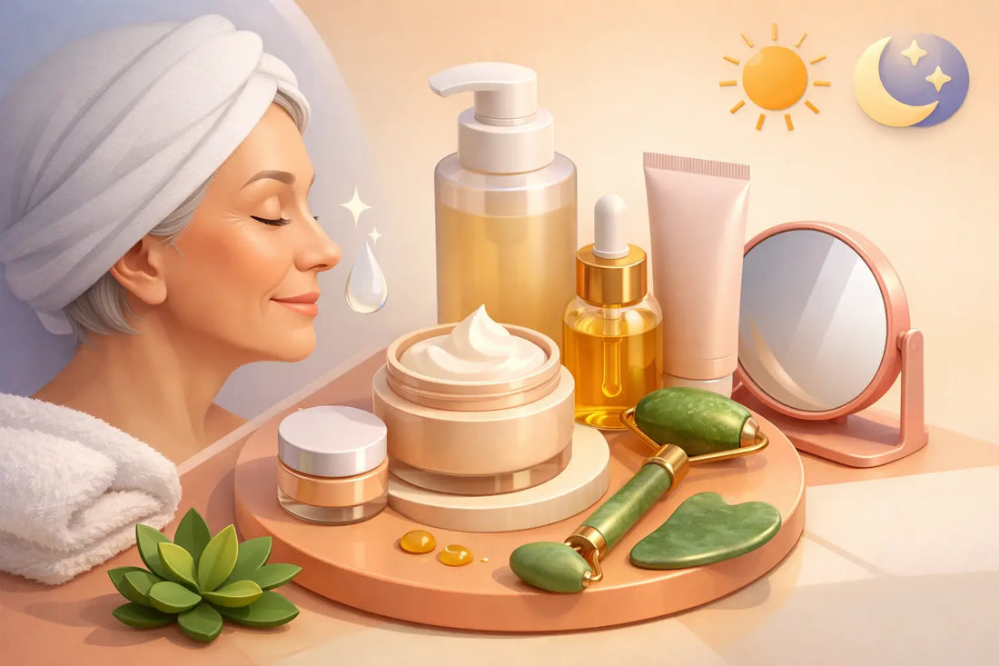 Dry Mature Skin Routine Example That Works