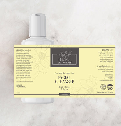 Facial Cleanser with Mushrooms