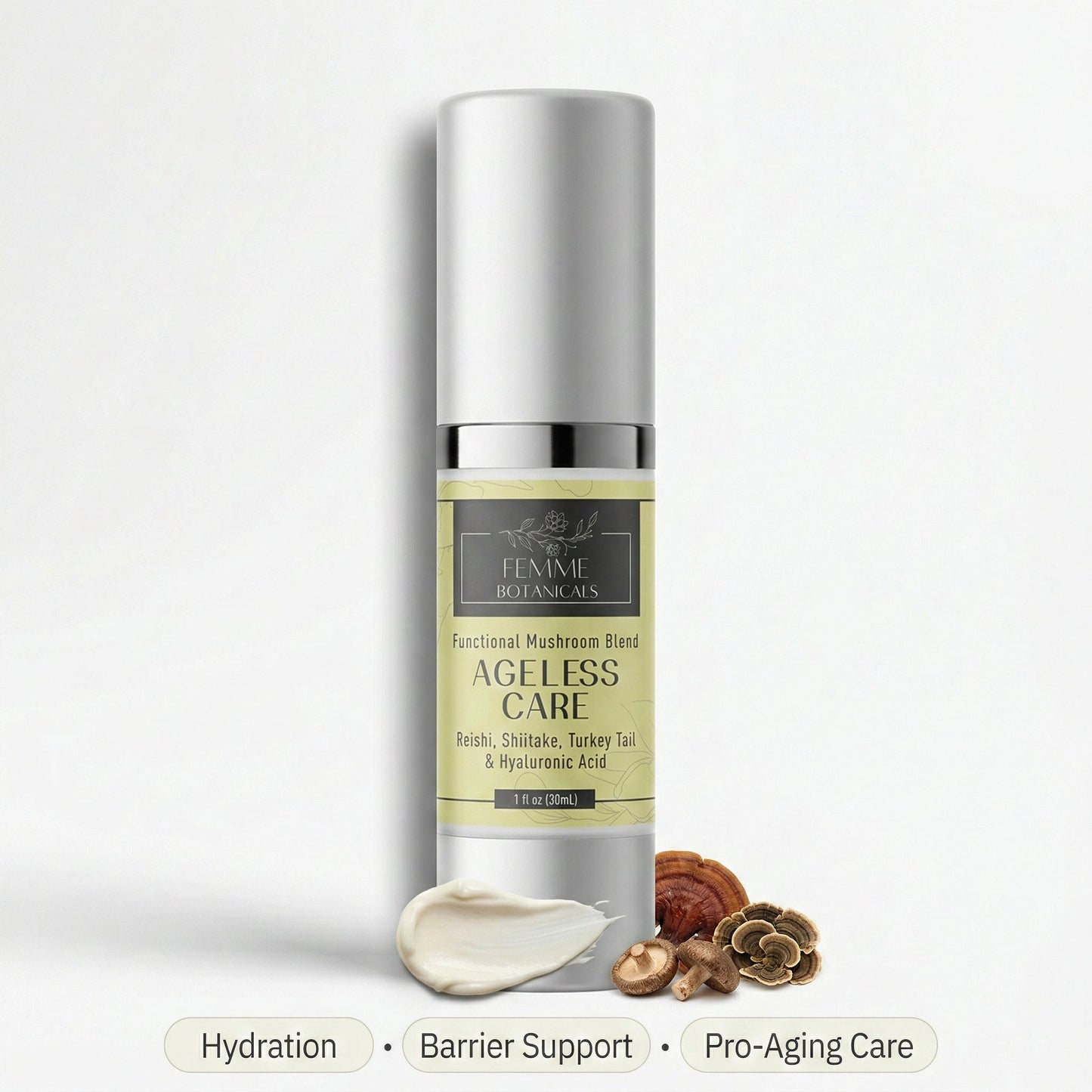 Ageless Care Cream with Mushrooms