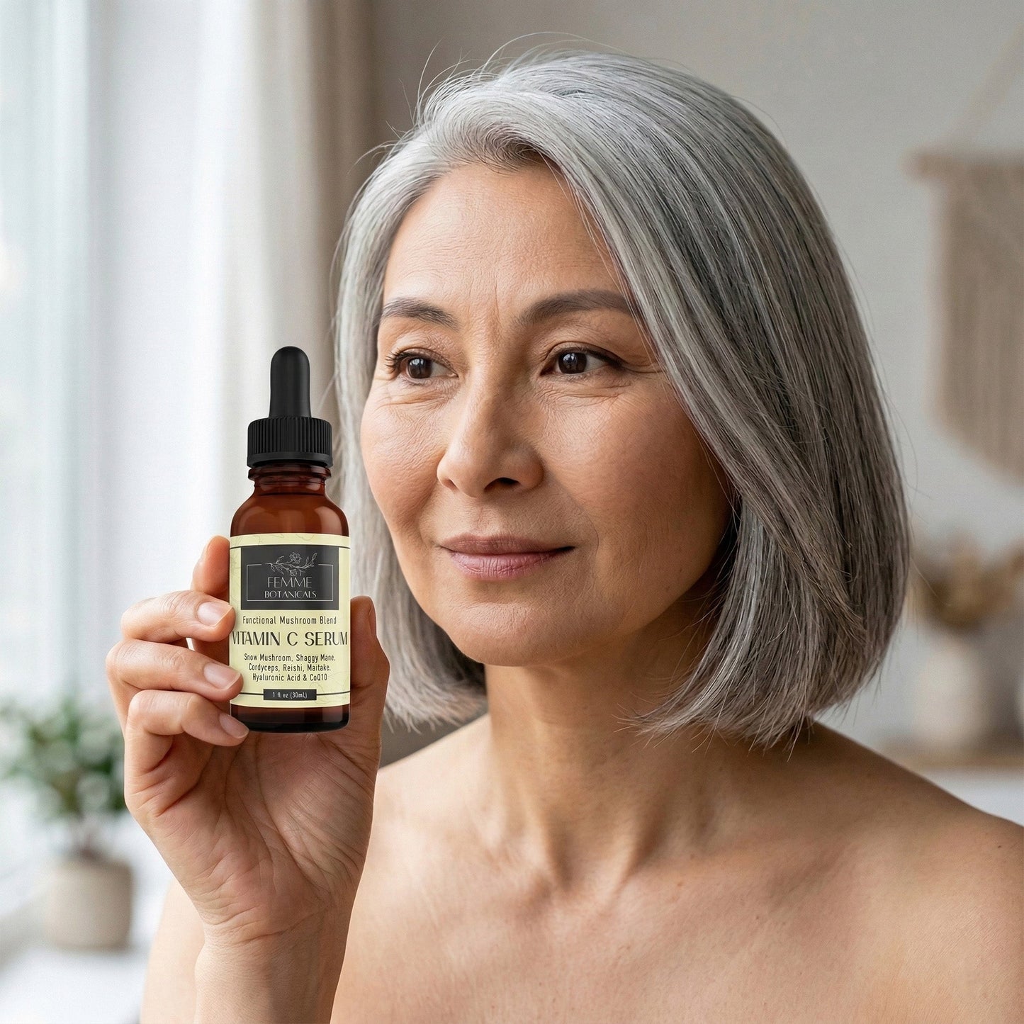 Vitamin C and Mushroom Serum