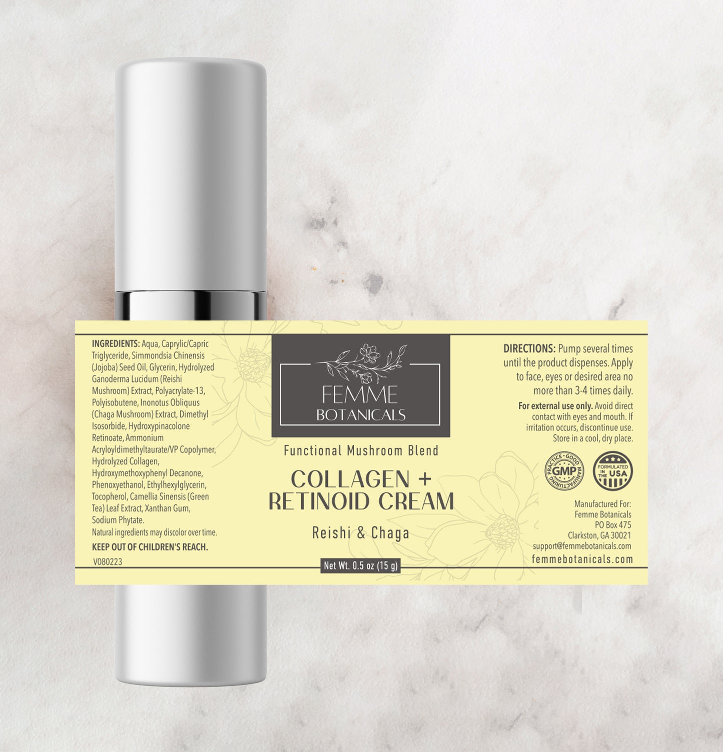 Collagen + Retinoid Mushroom Cream