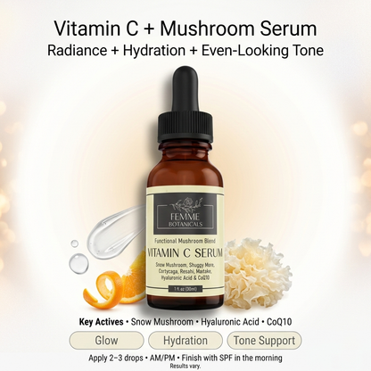 Vitamin C and Mushroom Serum