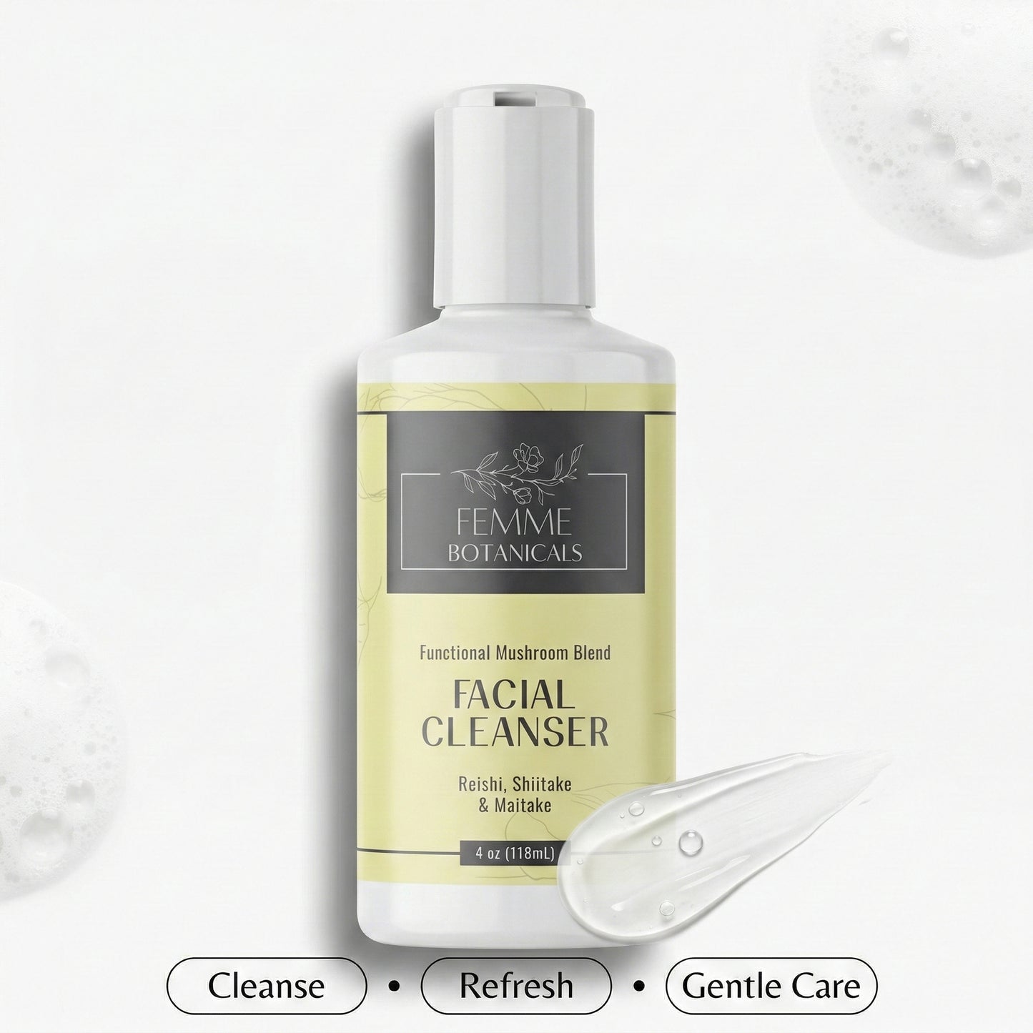 Facial Cleanser with Mushrooms