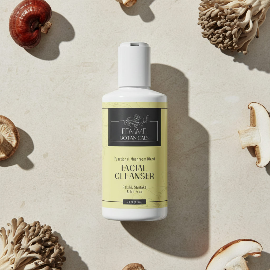 Facial Cleanser with Mushrooms