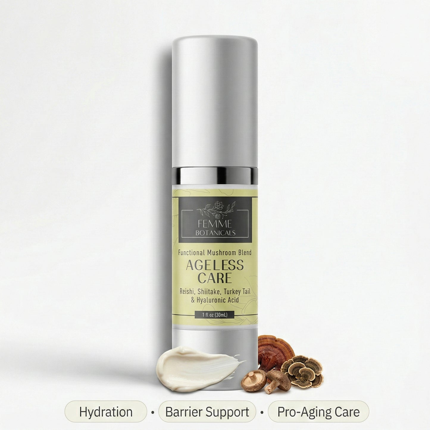Ageless Care Cream with Mushrooms