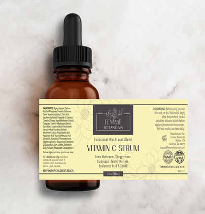 Vitamin C and Mushroom Serum